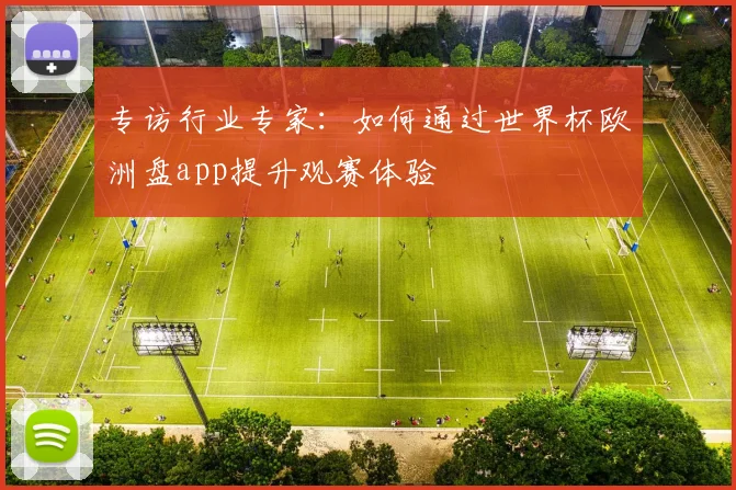 专访行业专家:如何通过世界杯欧洲盘app提升观赛体验